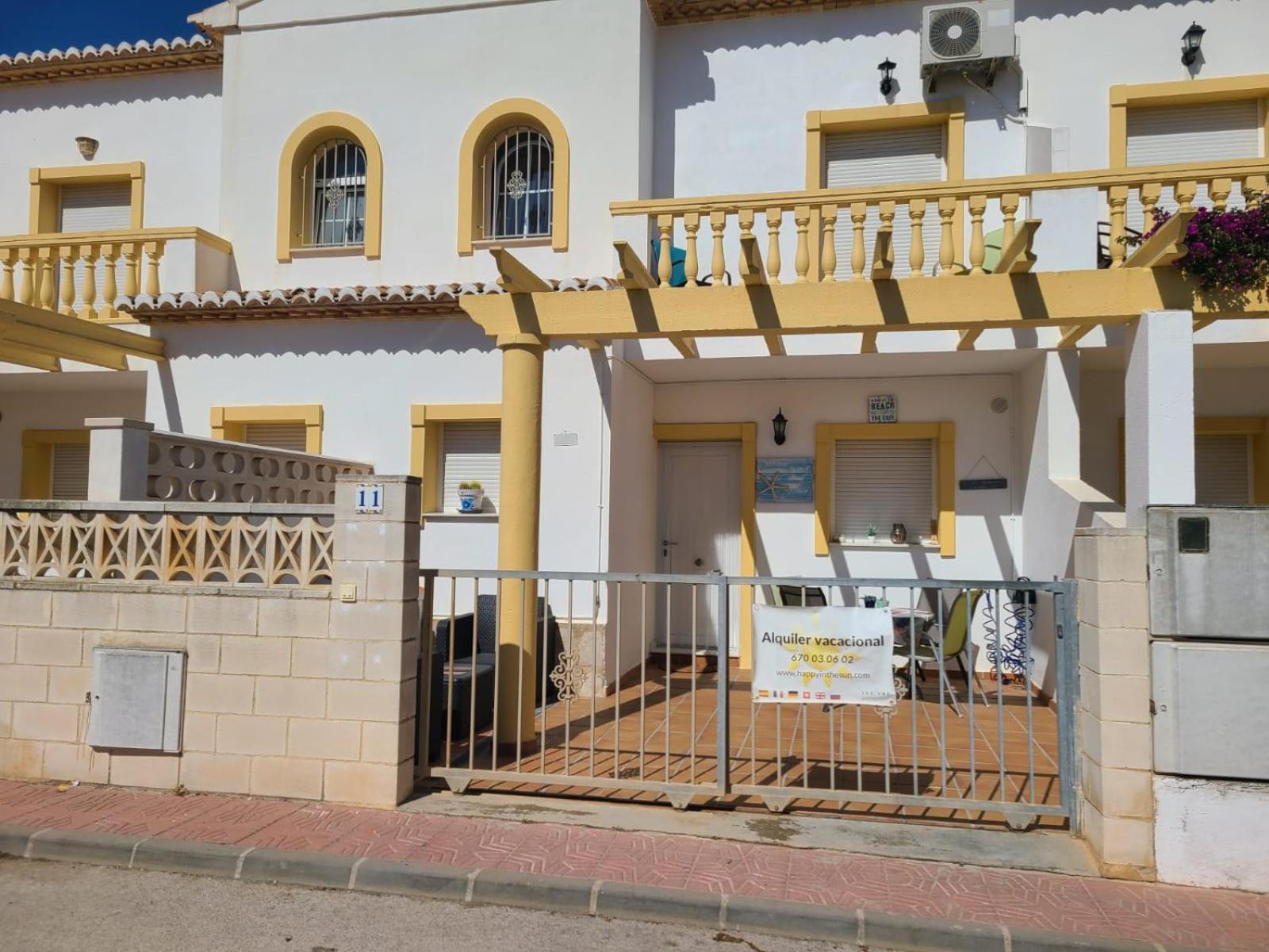 Bungalow Pueblo Mar En Els Poblets. Denia Bagian luar foto